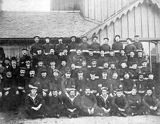 Group photo showing summer caps
